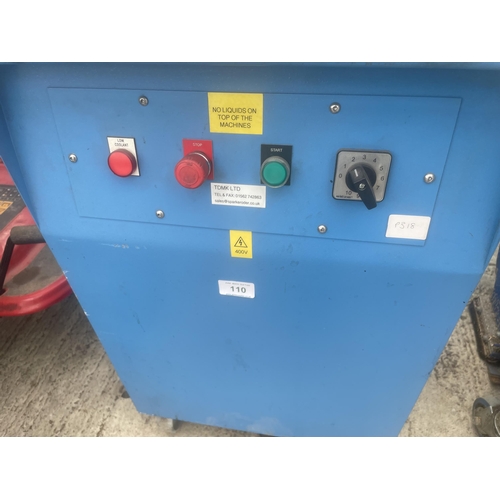 110 - TOKM LTD SPARK ERODER WITH BROKEN TAP REMOVER NO VAT