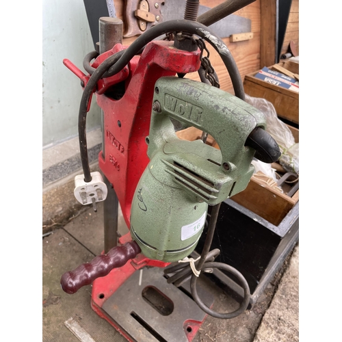 16 - A WOLF DRILL PRESS NO VAT