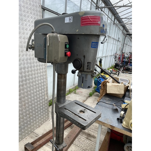 22 - A GENKO PILLAR DRILL 3 PHASE NO VAT