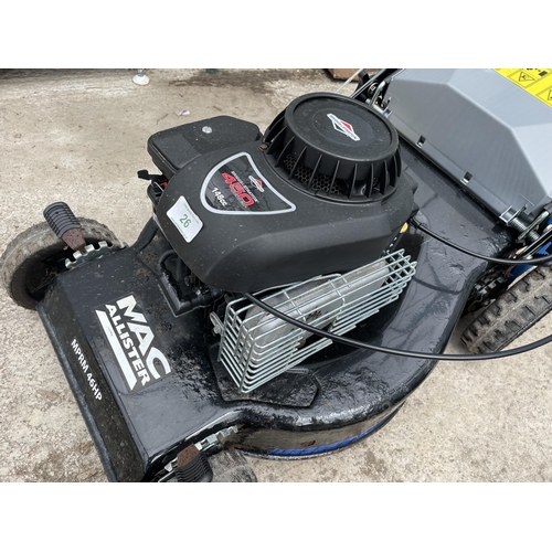 26 - MACALLISTER MPRM 46HP ROTA MOWER WITH BRIGGS & STRATTON 450 SERIES 148CC ENGINE + VAT