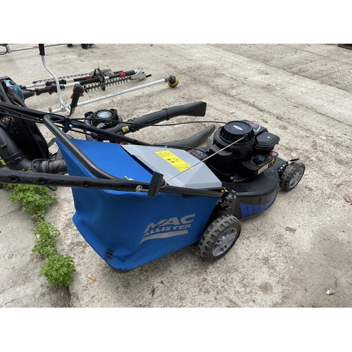 26 - MACALLISTER MPRM 46HP ROTA MOWER WITH BRIGGS & STRATTON 450 SERIES 148CC ENGINE + VAT