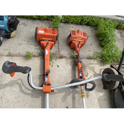 34 - 2 HUSQVARNE STRIMMERS 235R & 225L +VAT