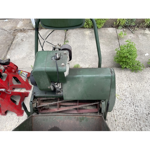 49 - A PETROL LAWN MOWER NO VAT