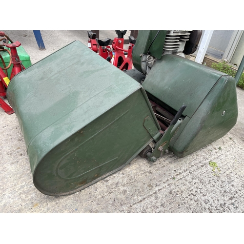 49 - A PETROL LAWN MOWER NO VAT