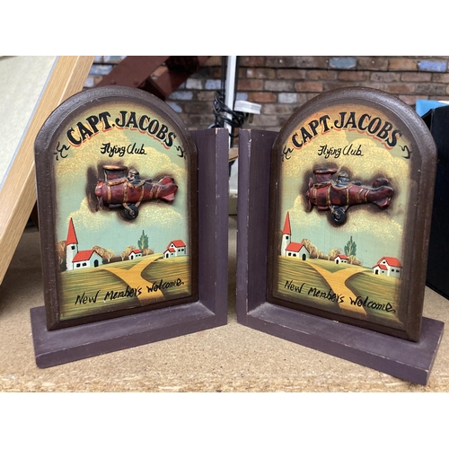 CAPT. JACOBS Flying Club ヴィンテージサインボード 【公式通販】