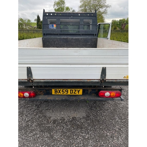 157 - FORD 2.4L TRANSIT TIPPER BX59 DZY MOT FEB 2023 APPROX 18000 MILESWHILST ALL DESCRIPTIONS ARE GIVEN I... 