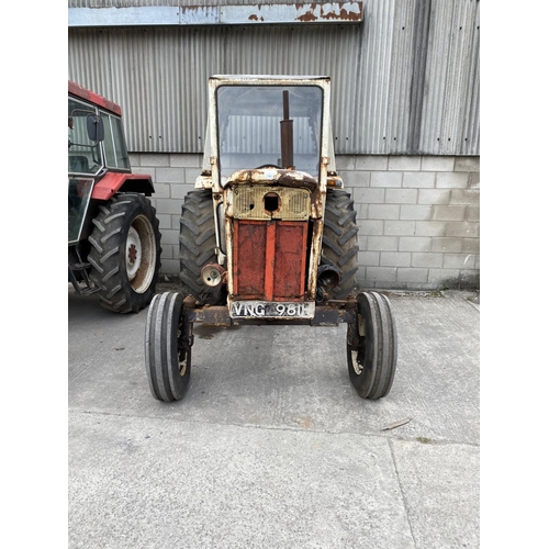 161 - DAVID BROWN 1200 SELECTAMATIC TRACTOR IT WAS DRIVEN OFF A LOW LOADER THE VENDOR SAYS IT RUNS WELL NO... 