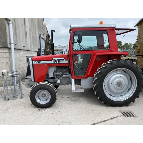 173 - A MASSEY FERGUSON 590 TRACTOR -UTF 234S 4762 HOURS THIS TRACTOR HAS BEEN THE SUBJECT OF A FULL, TWO ... 