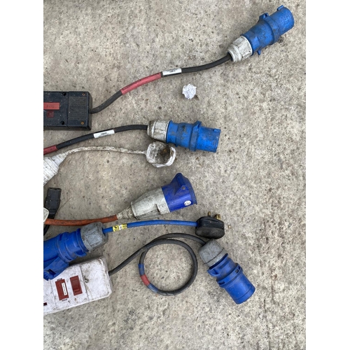 356 - CARAVAN PLUGS, LEADS ETC  NO  VAT