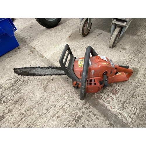 381 - HUSQUVANA CHAIN SAW GWO  NO VAT