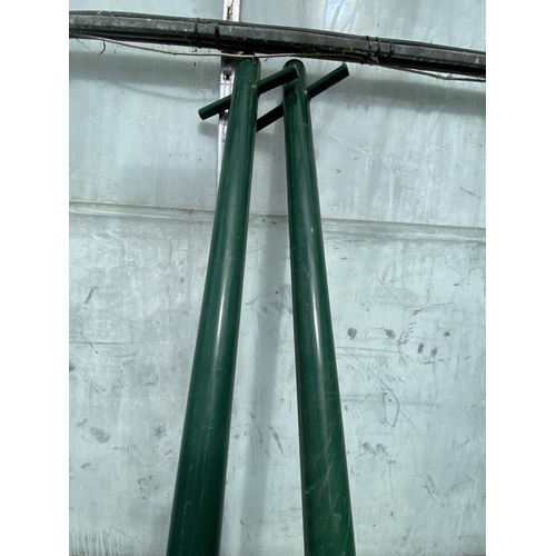 391 - 2 X WASHING LINE POSTS  NO VAT