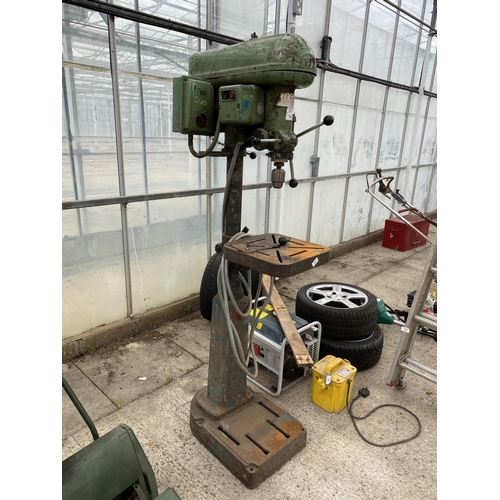 50 - PILLAR DRILL ELLIOT NO 1 DRILL 3 PHASE  NO  VAT