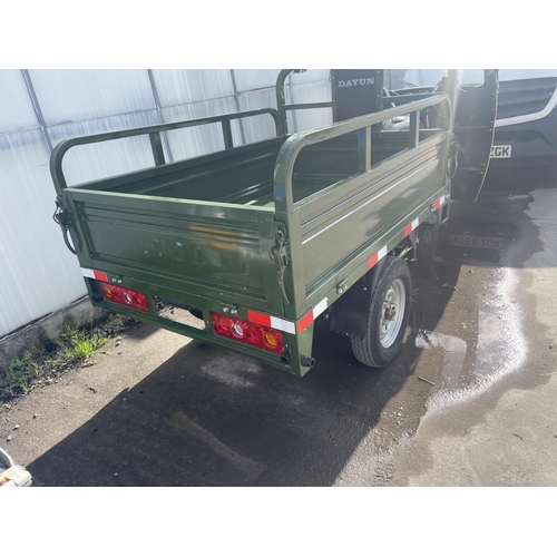 152 - A 2018 DAYUN 150/2002H TUK TUK WITH PICK UP BACK 8 KILO METRES (APPROX 5 MILES )NO LOG BOOK WHILST A... 