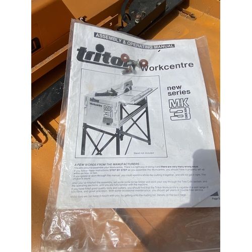 811 - TITAN SAW BENCH  NO VAT