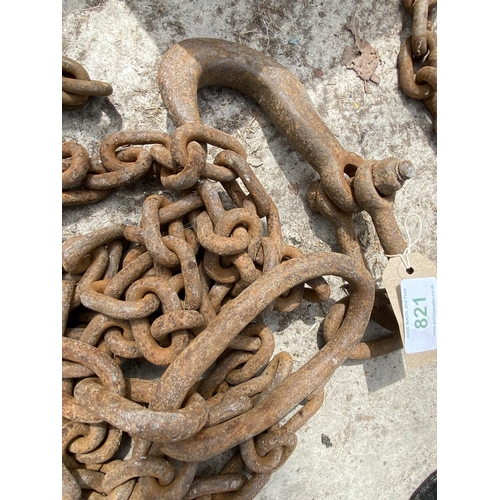 821 - HOOK CHAIN  NO  VAT