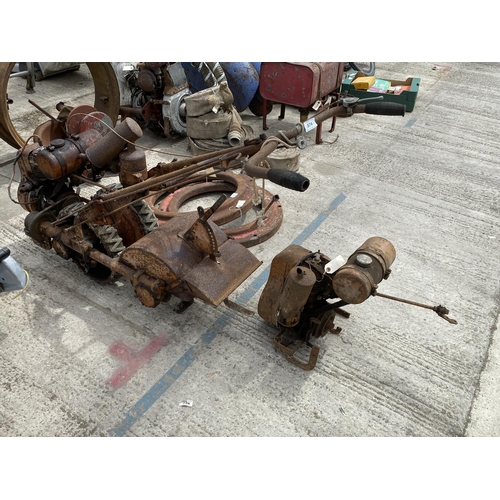 874 - BANTAM ROTAVATOR AND SPARE ENGINE  NO  VAT