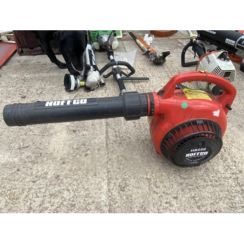 893 - BLOWER AND CHAINSAW  NO VAT