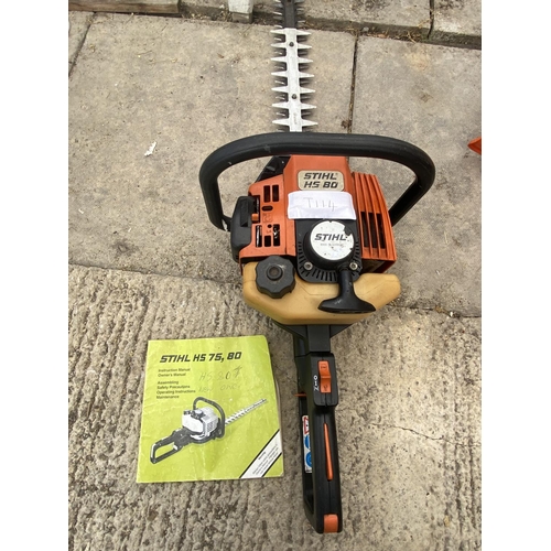 914 - STIHL HS80T HEDGE TRIMMER
GOOD WORKING ORDER - NO VAT