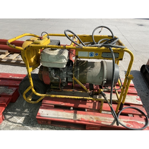 228 - MOBILE PETROL COMPRESSOR +VAT