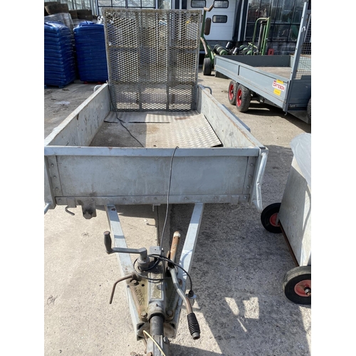 263 - INDESPENSION 8' PLANT TRAILER  NO VAT