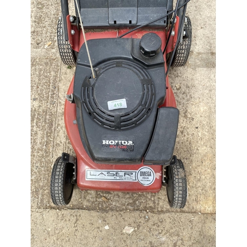 418 - HONDA LAWNMOWER  NO VAT