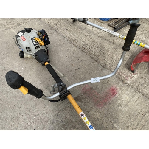 434 - RYOBI PETROL STRIMMER  NO VAT