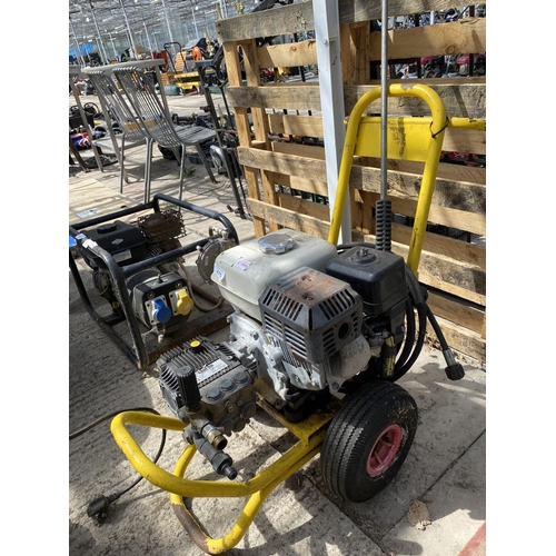 475 - CLARKE  JET WASHER GX200  6.5 HP  HONDA ENGINE NO  VAT