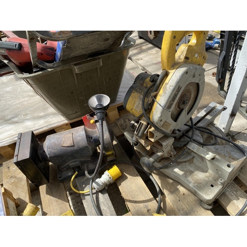 479 - LIGHTS, ANGLE GRINDER, GRINDSTONE  +   VAT