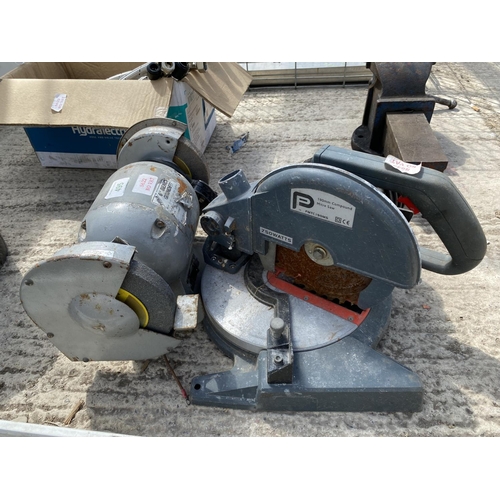 495 - HILKA GRINDER AND CHOPSAW  NO VAT