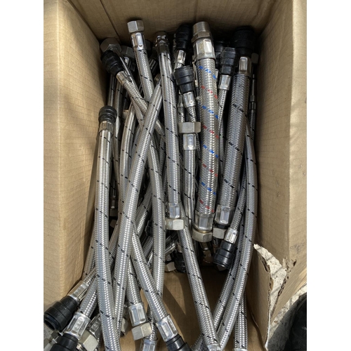 497 - BOX OF PLUMBERS FLEXIS  NO VAT