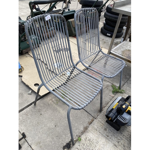 525 - 2 GARDEN CHAIRS   NO VAT