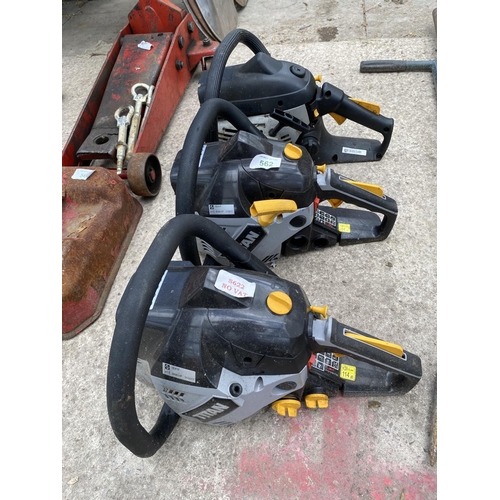 562 - 3  CHAIN SAW ENGINES  NO VAT