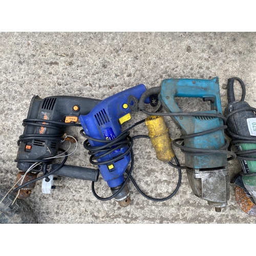 570 - 5 X METABO GRINDERS AND DRILL  NO VAT