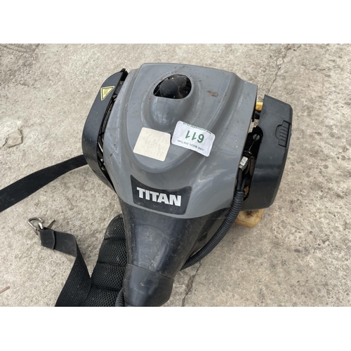 611 - TITAN TTL530 GDC BUSH CUTTER WORKING  NO VAT