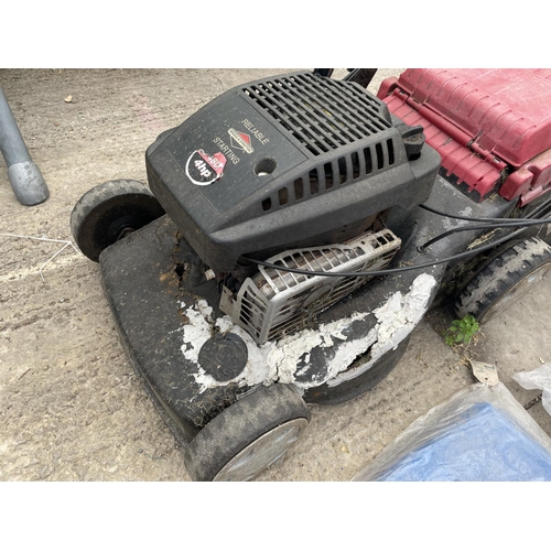 640 - MOUNTFIELD 17' S/P PETROL MOWER AND BOX (61)  NO VAT