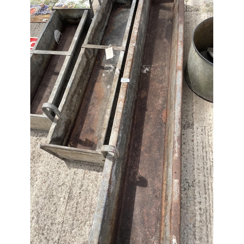 677 - FEED TROUGHS X 3  NO VAT