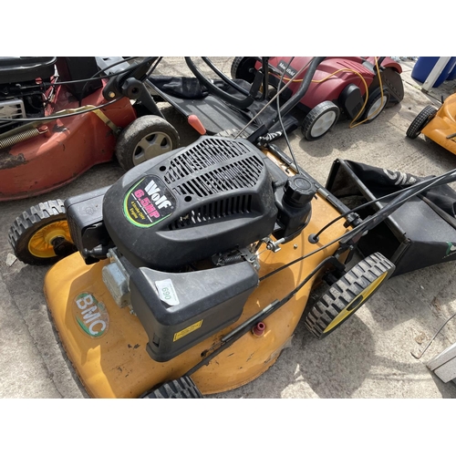 690 - WOLF 6.5 HP LAWNMOWER  NO VAT