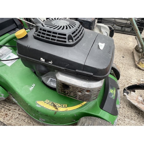 730 - JOHN DEERE R47RKB LAWNMOWER  NO VAT