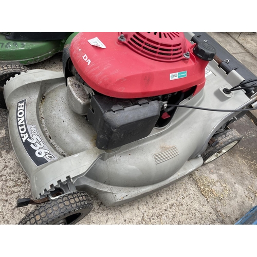 732 - HONDA HRB 536C HYDROSTATIC LAWNMOWER  NO VAT