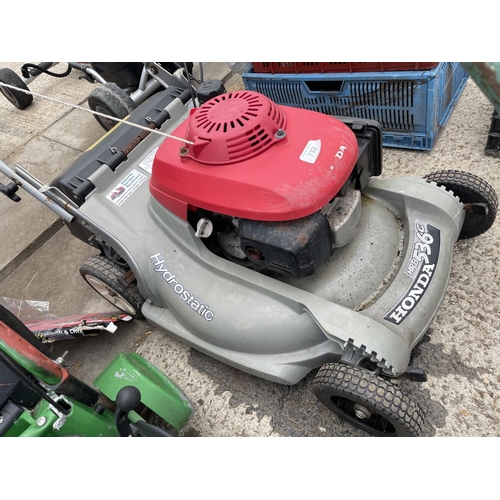 732 - HONDA HRB 536C HYDROSTATIC LAWNMOWER  NO VAT