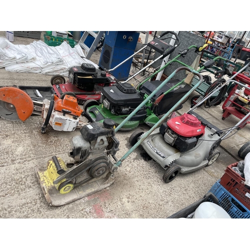 733 - HONDA WACKER PLATE  NO VAT