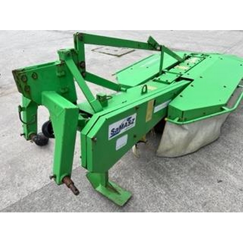 250A - A GREEN TRACTOR MOWER PTO ON THE MACHINE + VAT