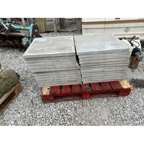 275B - 26 CONCRETE FLAGS   NO VAT