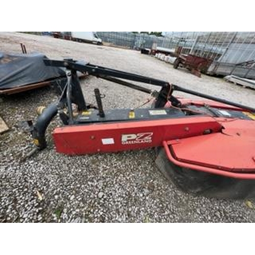 347 - PZ CM 168 TWO DRUM MOWER PTO ON MACHINE + VAT