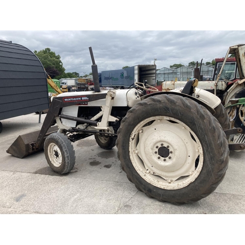 176 - DAVID BROWN 990 TRACTOR WITH V5 FIRST REG 01/09/70 TMA 315J WITH POWER LOADER RECONDITIONED ENGINE 1... 