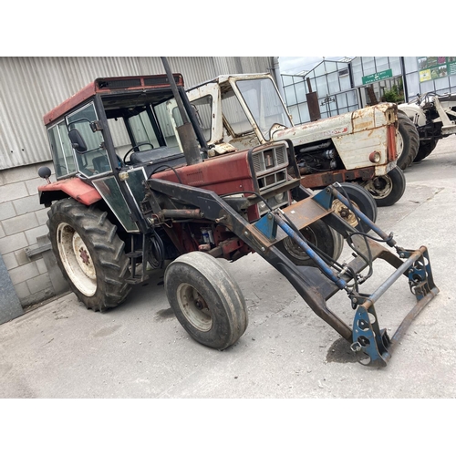 178 - INTERNATIONAL 584 TRACTOR NVO 133W & POWER LOADER WITH V5  N0  VAT