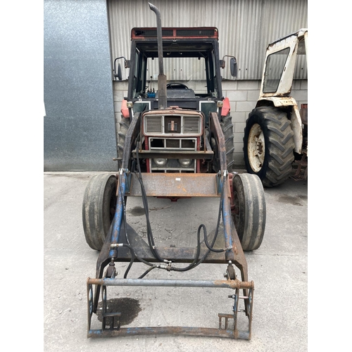 178 - INTERNATIONAL 584 TRACTOR NVO 133W & POWER LOADER WITH V5  N0  VAT