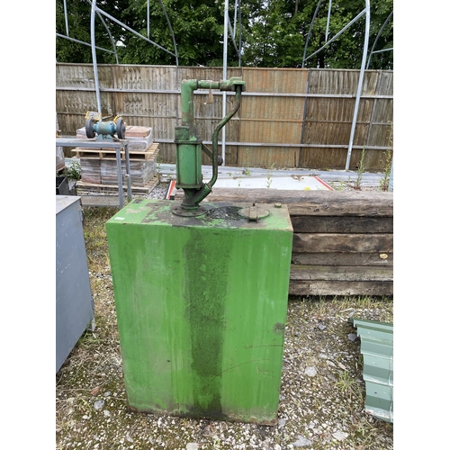 350O - LOT 350'O'   - OIL TANK & PUMP  + VAT