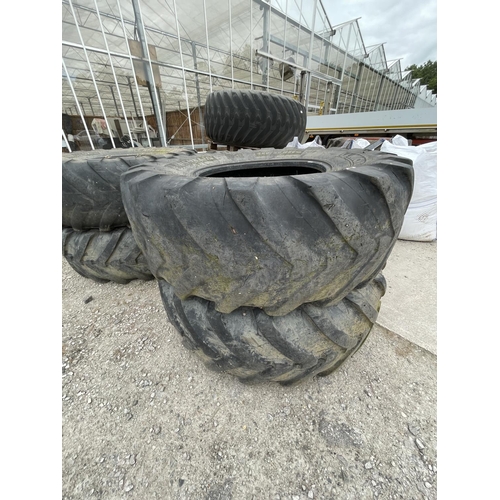 307 - 4 TYRES 480/80 R26 + VAT