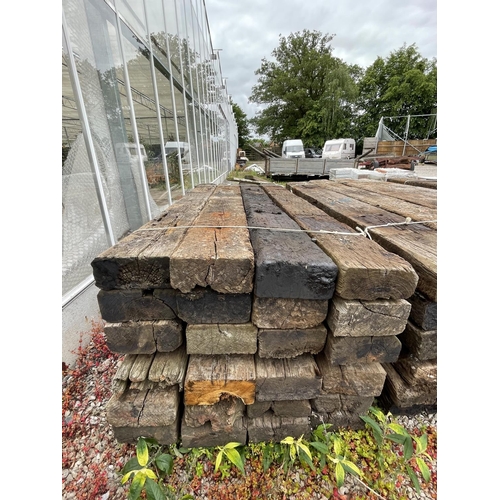 316 - 24 RAILWAY  SLEEPERS  NO VAT